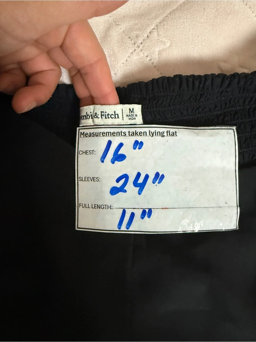 Abercrombie & Fitch Puff Sleeve Top Size Medium